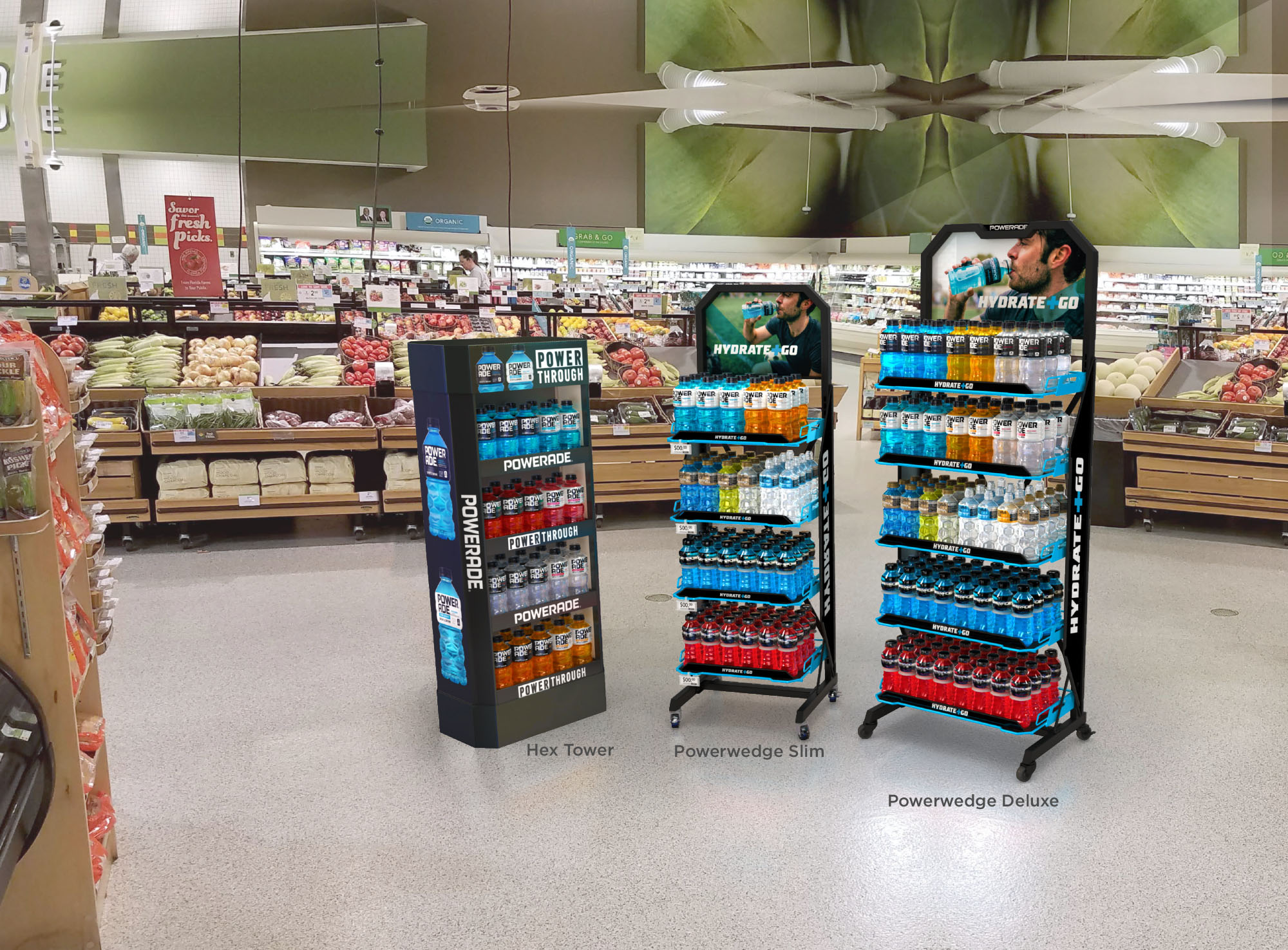 Finished PowerWedge on the retail floor