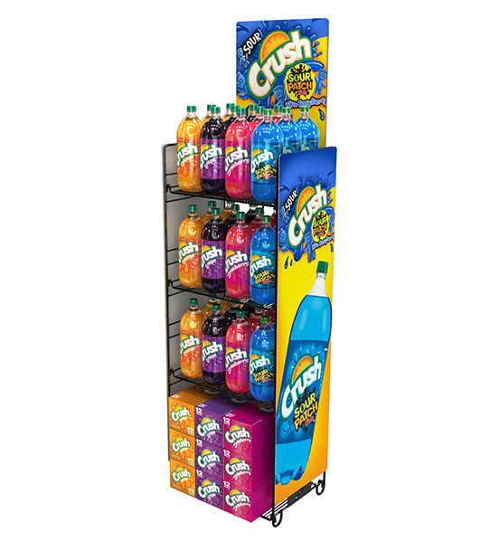The Convertible 4 Shelf wire display